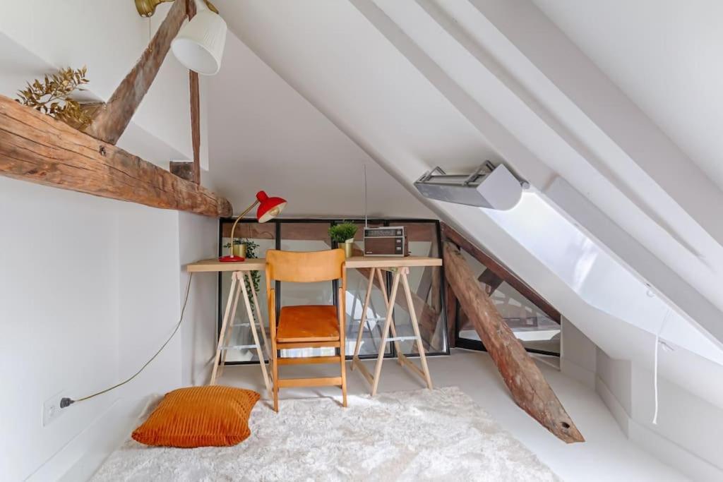 Апартаменти Mykeypers - Fantastic Designed Parisan Loft 2Br/6P- Le Marais Екстер'єр фото