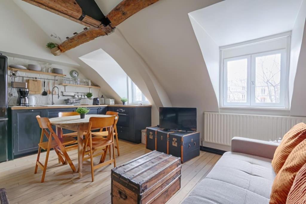 Апартаменти Mykeypers - Fantastic Designed Parisan Loft 2Br/6P- Le Marais Екстер'єр фото