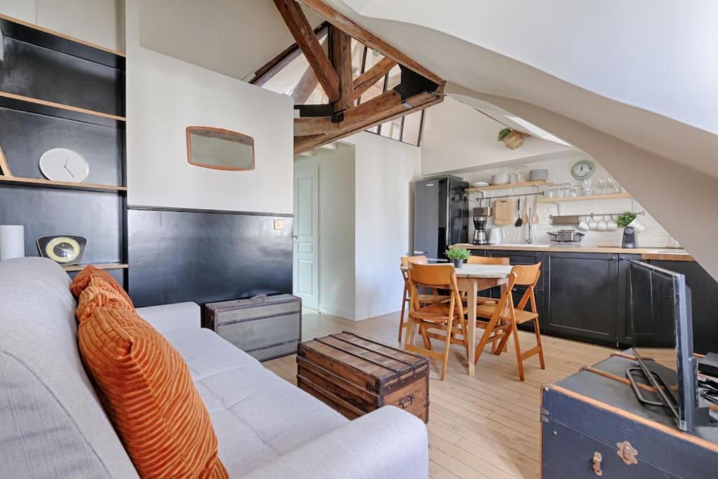Апартаменти Mykeypers - Fantastic Designed Parisan Loft 2Br/6P- Le Marais Екстер'єр фото